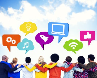 insanlarla konuşma balonları