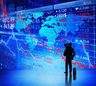 İşadamı Fianacial krizle ilgili