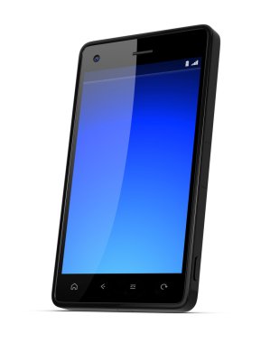 siyah cep telefonu