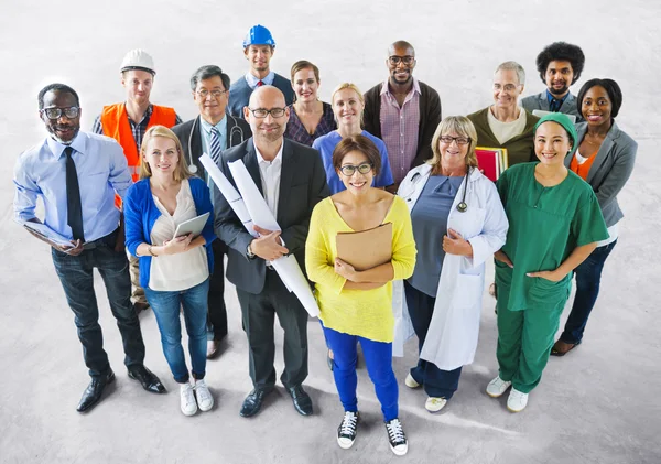 Diverse People with Different Jobs — Stock Photo, Image