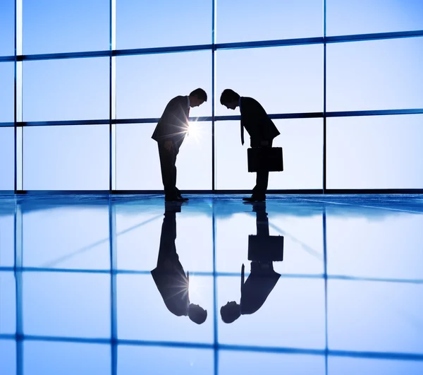 Business People greeting — Stock Photo, Image