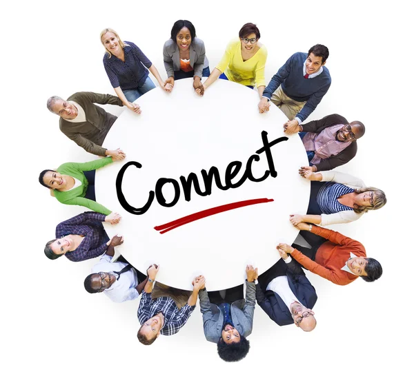 Diverse People in Circle — Stock Photo, Image