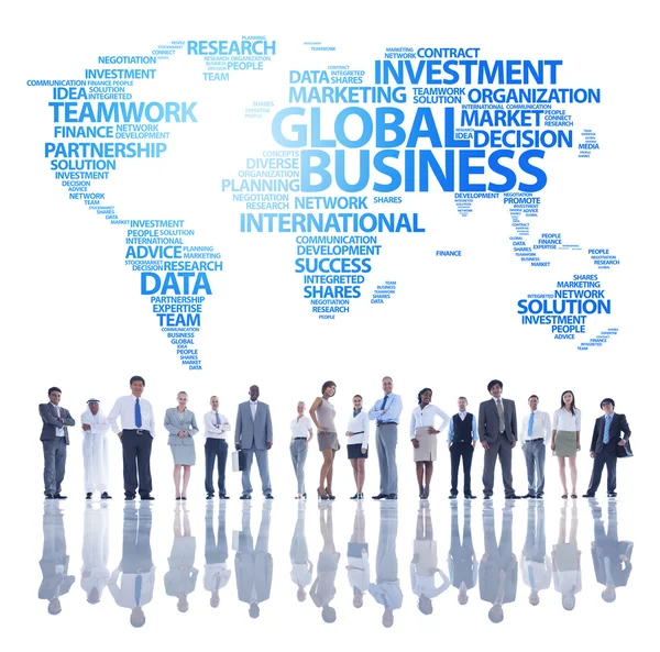 Wereldwijde business team — Stockfoto