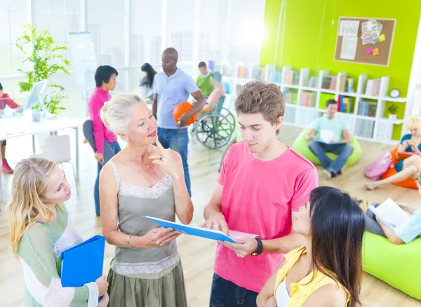 Group of Students in Classroom — Stock Photo, Image