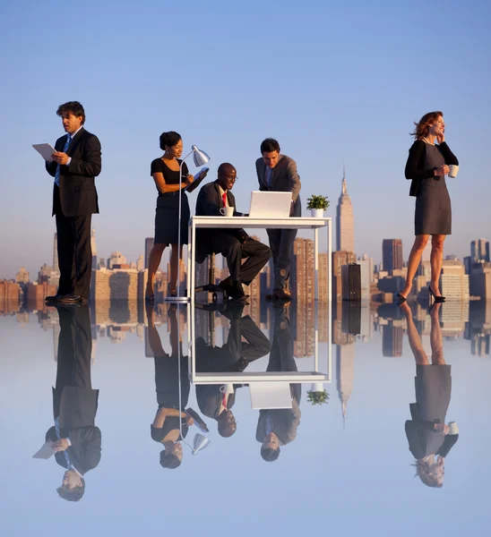 Business meeting in New York — Stock Photo, Image