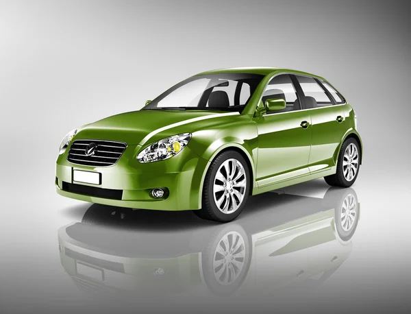 Green Sedan — Fotografie, imagine de stoc