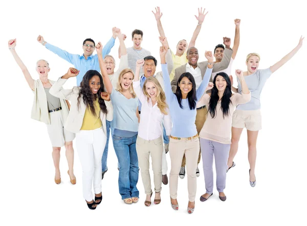 Grupo de personas Celebrando — Foto de Stock