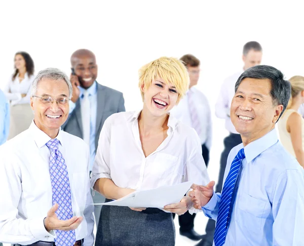 Gente de negocios sonriendo —  Fotos de Stock