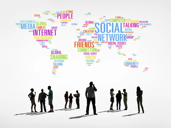 People and Social Networking — Stock Photo, Image