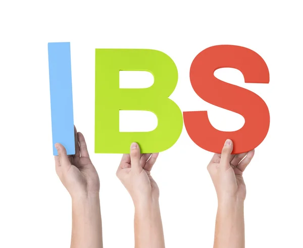 Multiethnic Hands Holding IBS — Stock Photo, Image