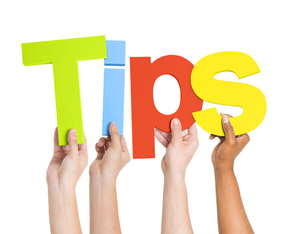 Arms Raised Holding word Tips