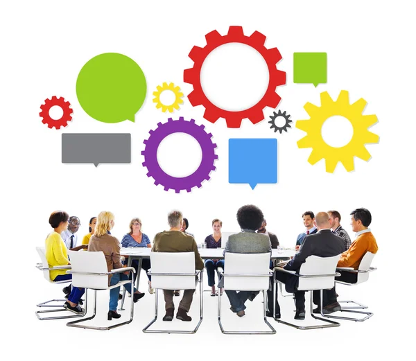 Multiethnic People in Meeting — Stock Photo, Image