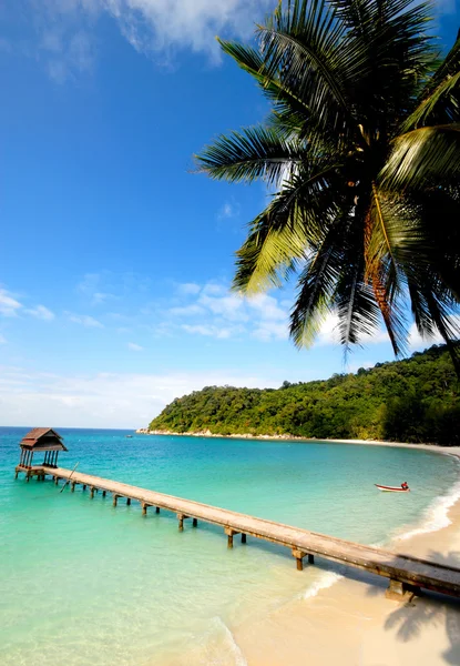 Puente de isla a mar — Foto de Stock