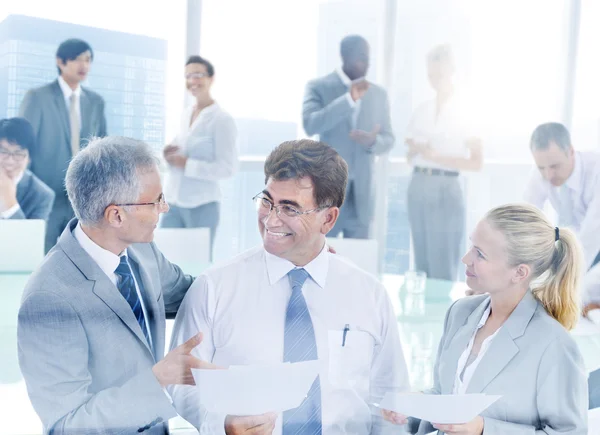 Empresários em reunião — Fotografia de Stock