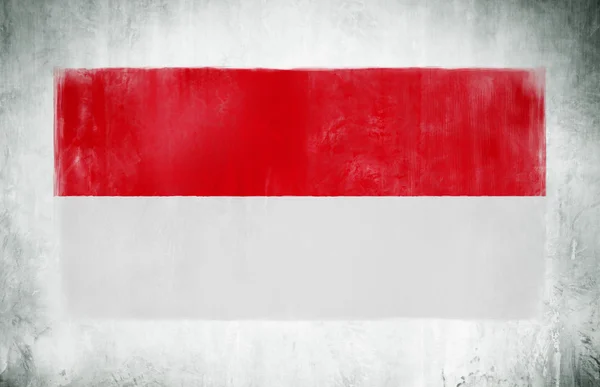 Государственный флаг Индонезии — стоковое фото