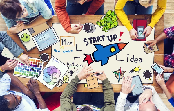 Pessoas e Startup Business Concept — Fotografia de Stock