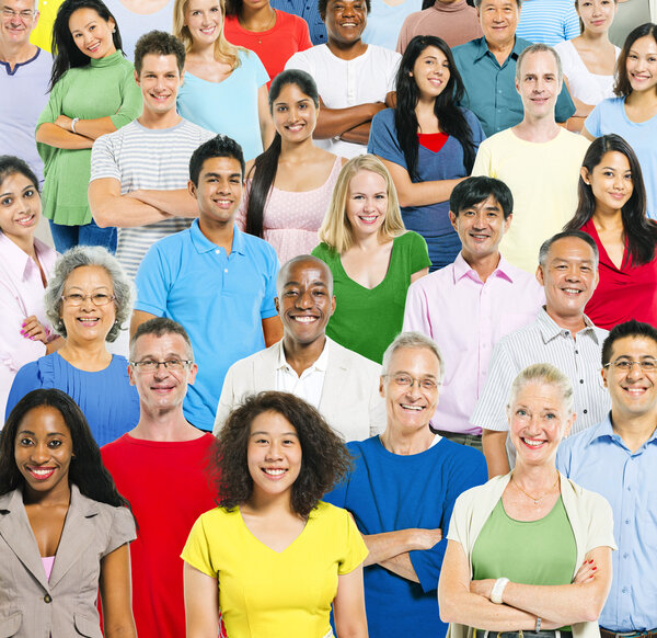 Multi Ethnic Group Of People