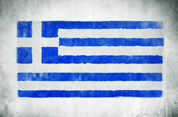 Bandeira nacional de Greece — Fotografia de Stock