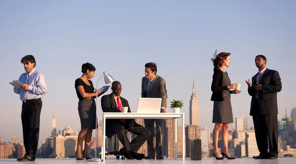 Business meeting in New York — Stock Photo, Image