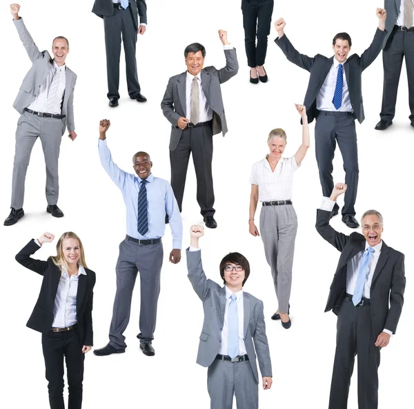 Business people celebrating — Stock Photo, Image