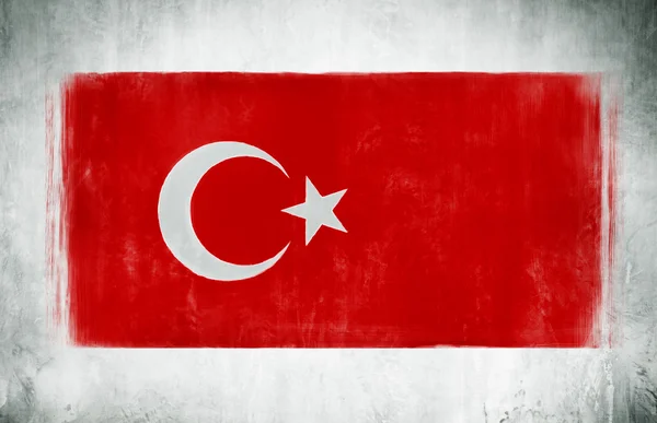 National Flag Of Turkey — Stock Photo, Image