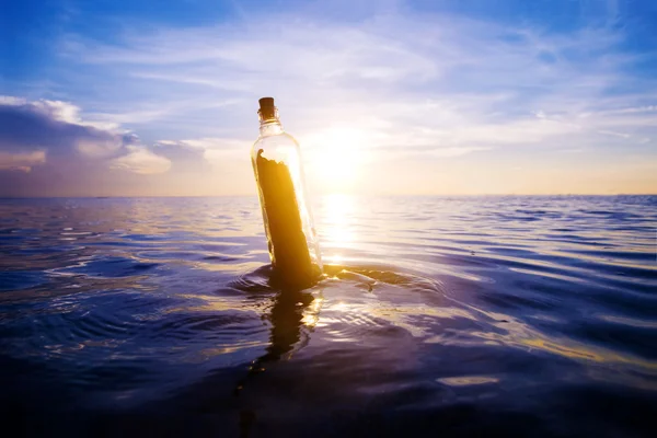 Message in bottle — Stock Photo, Image