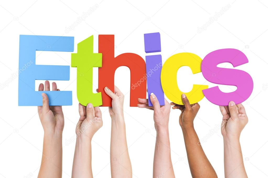 Hands Holding Word Ethics