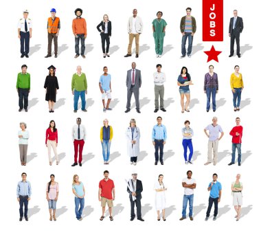 People Diversity in Careers clipart