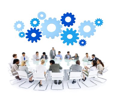 Toplantıdaki iş adamları