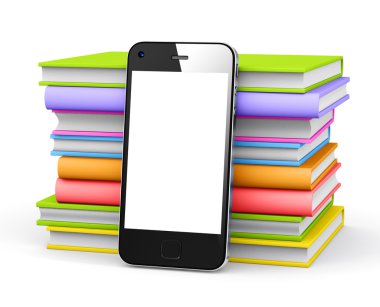 Kitaplar ile akıllı telefon
