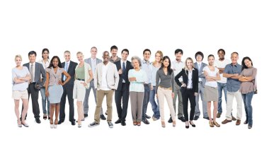 People Posing And Looking At Camera clipart