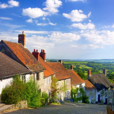 Golden Hill in rural Shaftesbury clipart