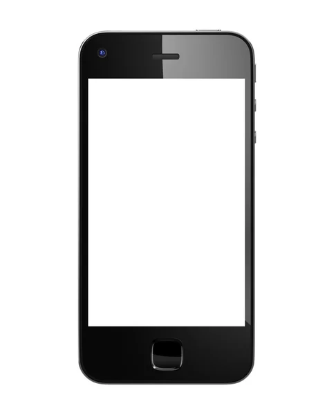 Schwarzes Handy — Stockfoto