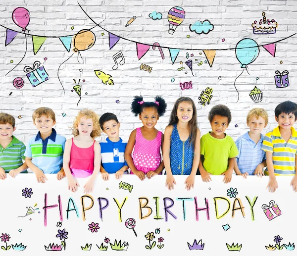 Kids Birthday Party — Stock Photo, Image