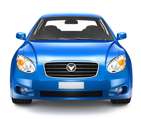 Blue Sedan Car — Stock Photo, Image