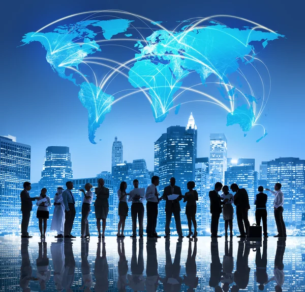 Wereldwijde business team — Stockfoto