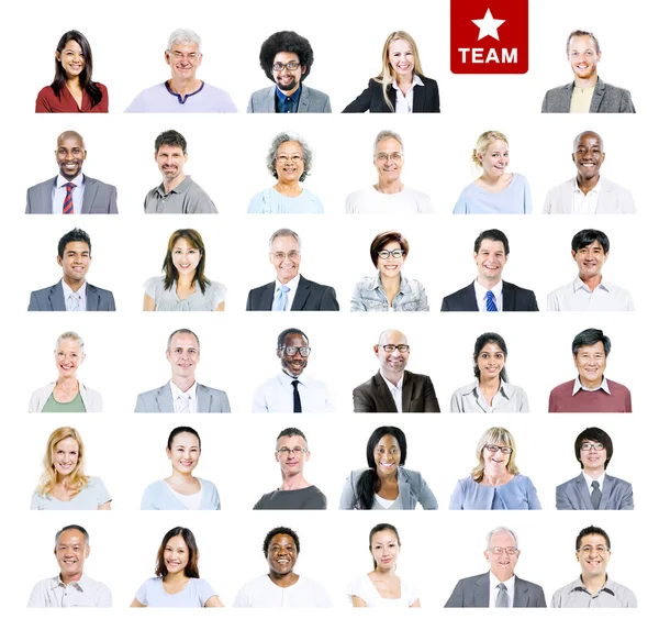 Multi-etnisch divers zakenmensen — Stockfoto