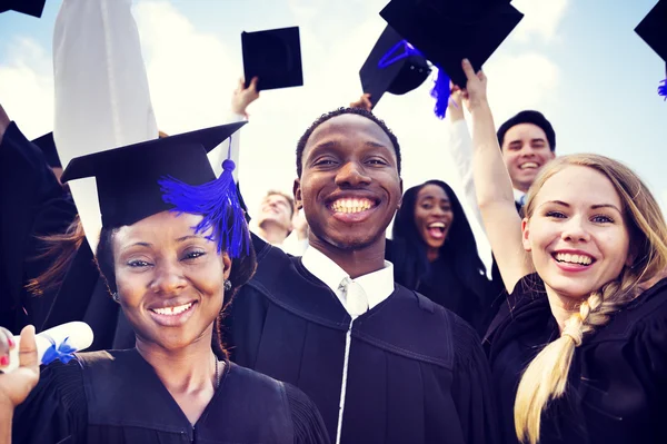 Students Celebrating Graduation