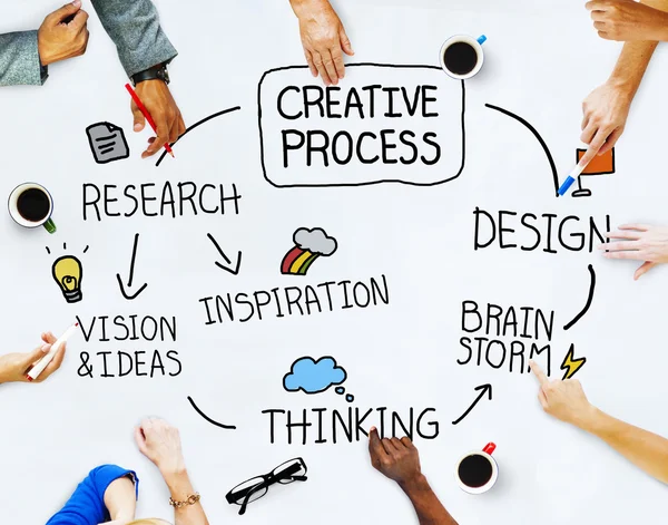 Business People and Creativity Concept — Stock Photo, Image