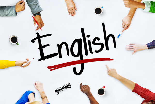 People and English Concept