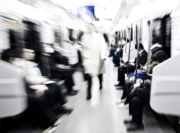 Japanese Commuters in Tokyo — Stock Photo, Image