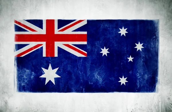 Nationale vlag van Australië — Stockfoto