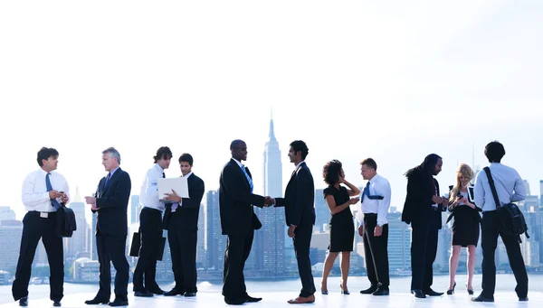 Reunião de negócios em Nova York — Fotografia de Stock