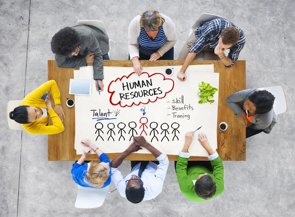 People and Human Resources Concept — Stock Photo, Image