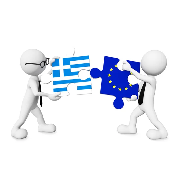 Relaciones UE-Grecia — Foto de Stock