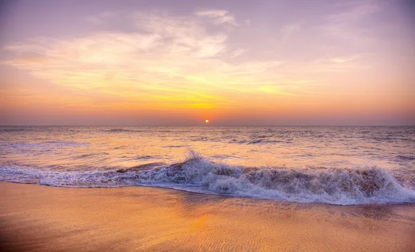 海边的夕阳 — 图库照片
