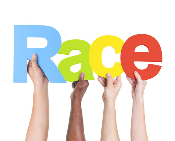 Руки, держащие гонку слов
