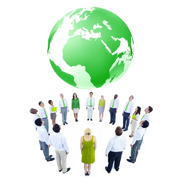 International Green Business Meeting — Stock Photo, Image