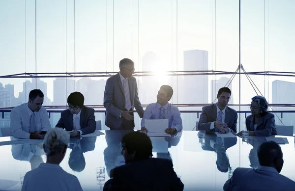 Empresários em reunião — Fotografia de Stock