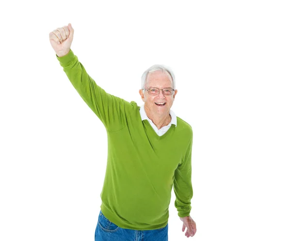 Casual adulto maduro celebrando — Foto de Stock